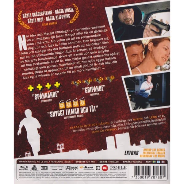 Berätta inte för Någon Blu-Ray (Brukt)