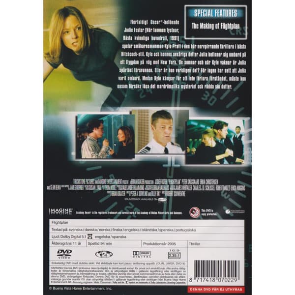 Flightplan DVD (Brugt)