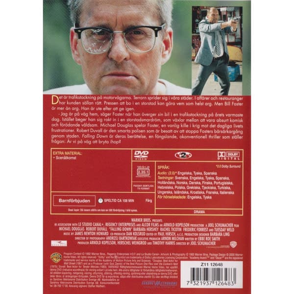 Falling Down DVD (Begagnad)