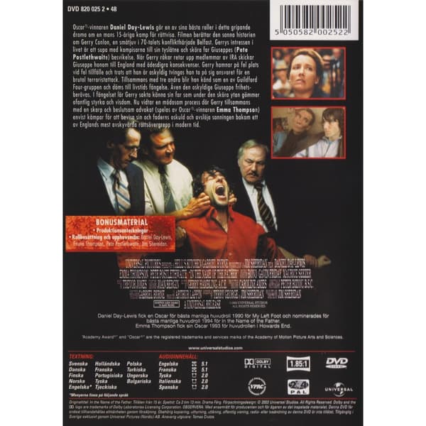 I faderns namn DVD (Brugt)