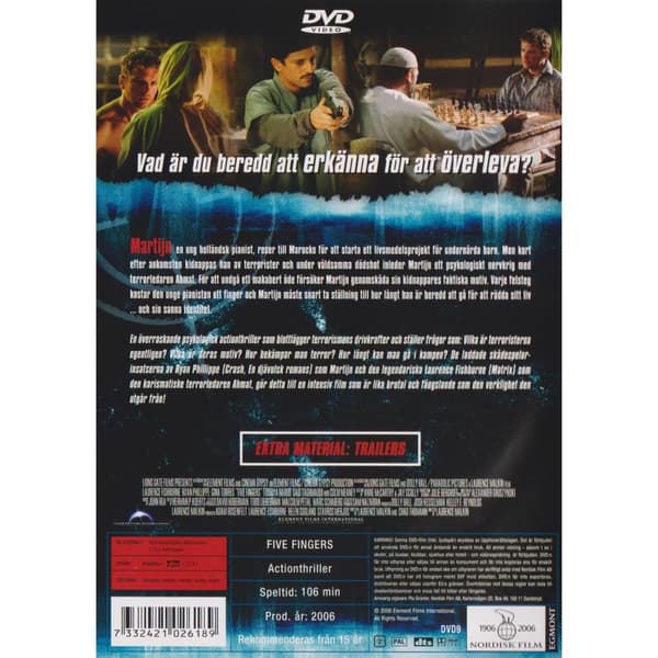 Five Fingers DVD (Brugt)