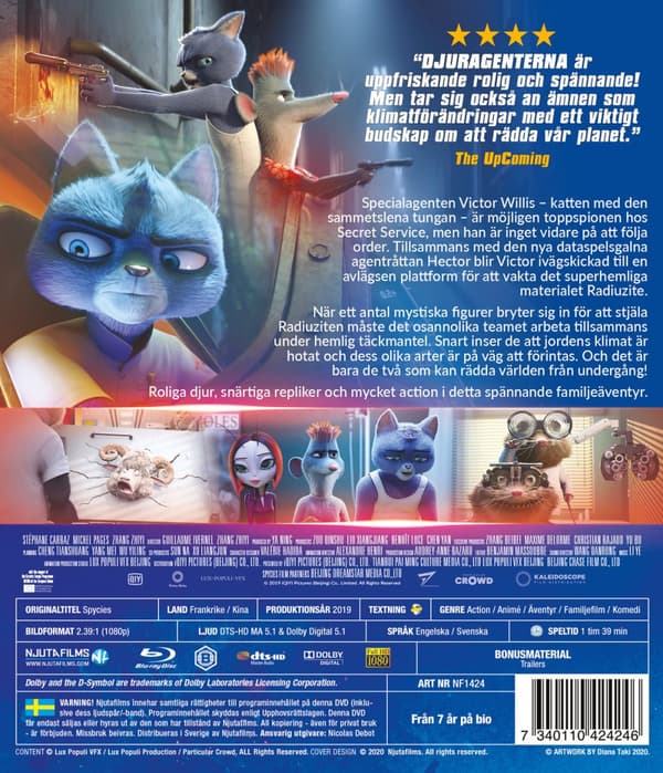 Djuragenterna (Blu-ray)