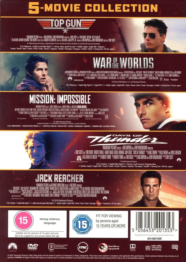 Tom Cruise / 5-movie collection (5 DVD)
