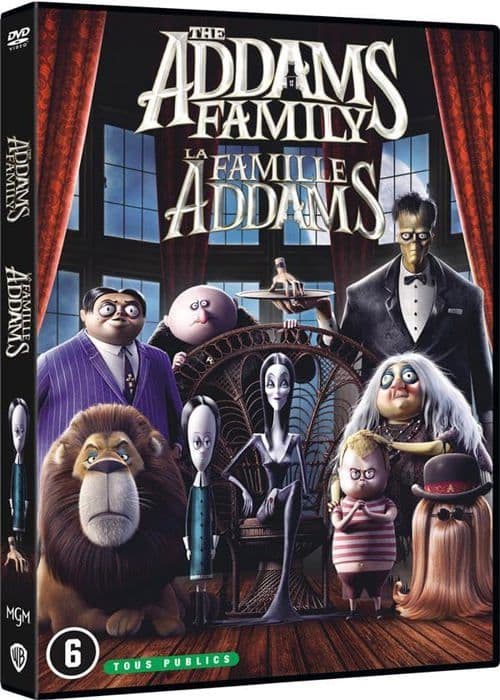 DVD tecknad film - DVD-animation Warner Home Video Familjen Addams 2019 DVD