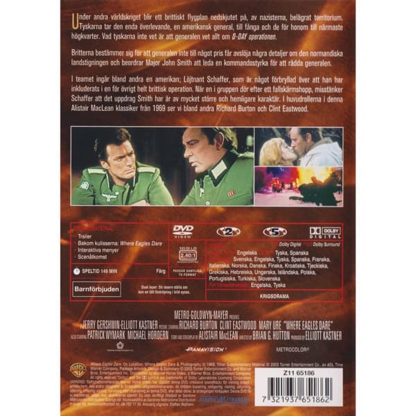 Örnnästet DVD (Brugt)