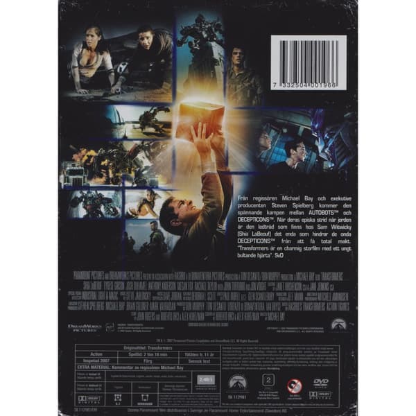 Transformers DVD (Begagnad)