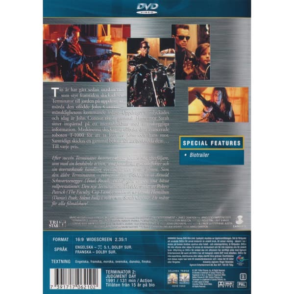 Terminator 2 Judgment Day DVD (Begagnad)