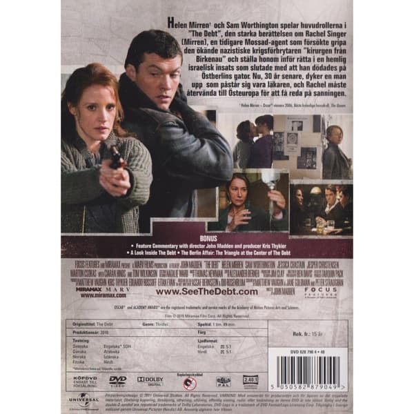 The Debt DVD (Käytetty)