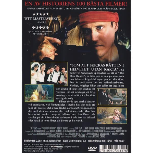 The Deer Hunter DVD (Brugt)