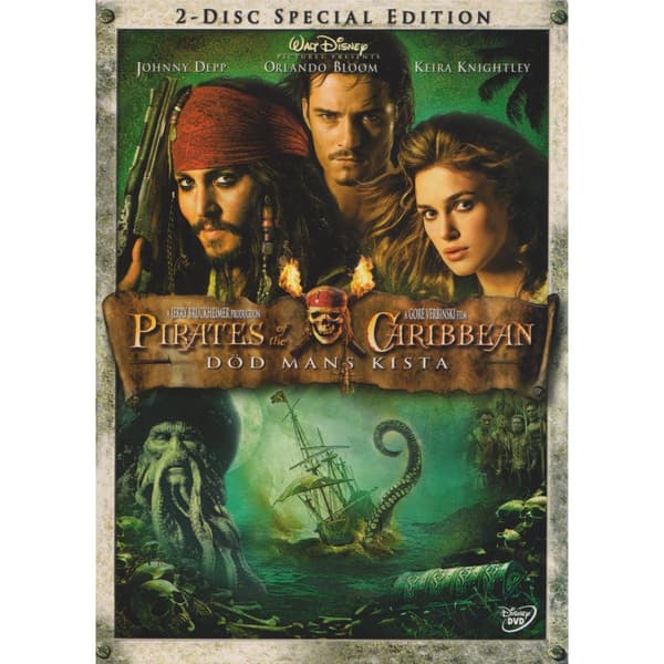 Pirates of the Caribbean Död Mans Kista DVD (Begagnad)