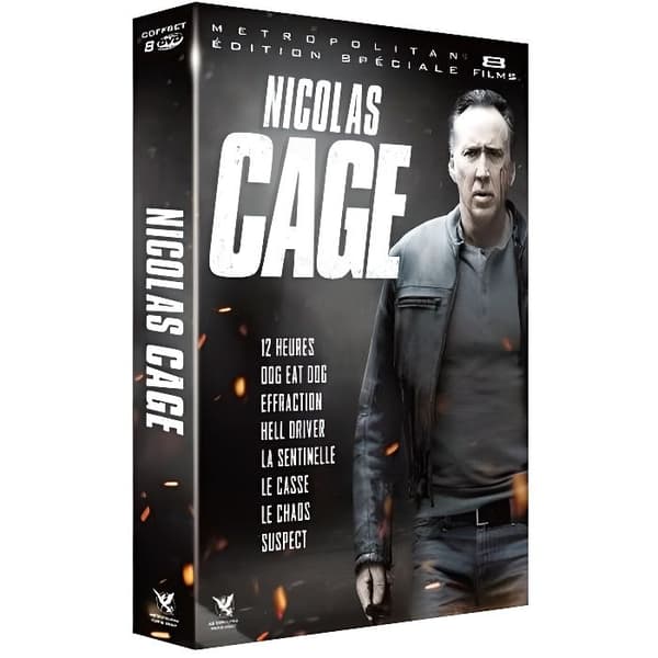 Metro Box Nicolas Cage 8 filmer DVD - 3512392512636