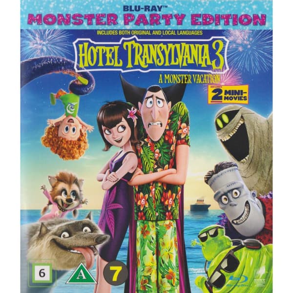 Hotel Transylvania 3 A Monster Vacation Monster Party Edition Blu-Ray (Brugt)