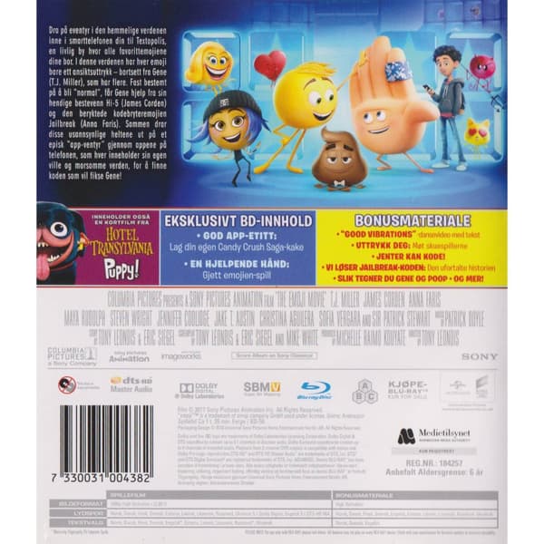Emoji Filmen Blu-Ray (Begagnad)