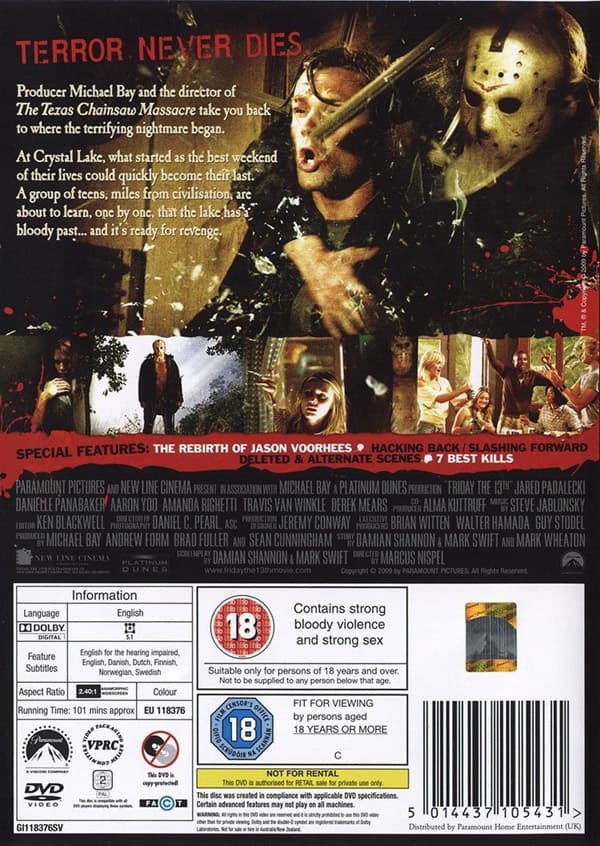 Friday the 13th / Extended cut (DVD)