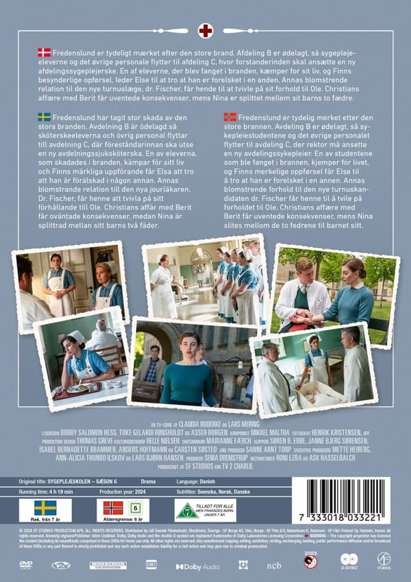 Sjuksystrarna på Fredenslund / Säsong 6 (2 DVD)