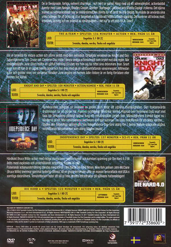 Extreme action collection / Box (4 DVD)