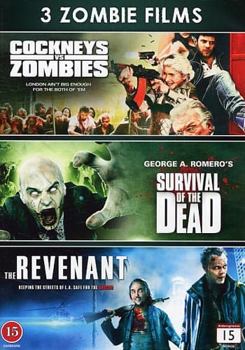 3 x zombie films - 3 filmer (3 DVD)