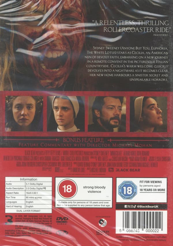 Immaculate (Ej svensk text) (DVD)