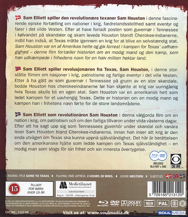 Gone To Texas (Blu-ray)