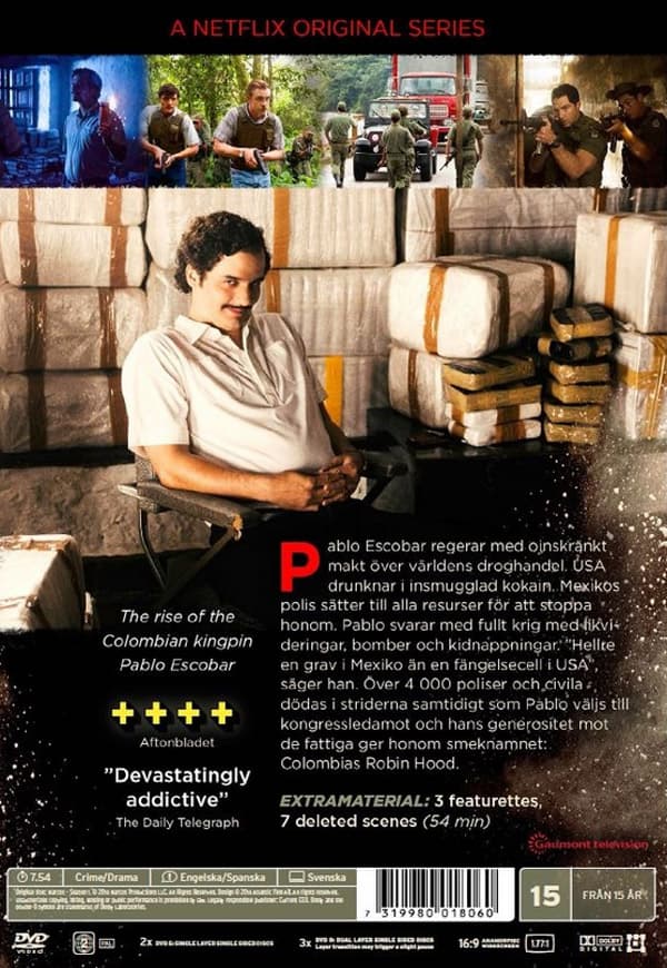 Narcos / Säsong 1 (5 DVD)