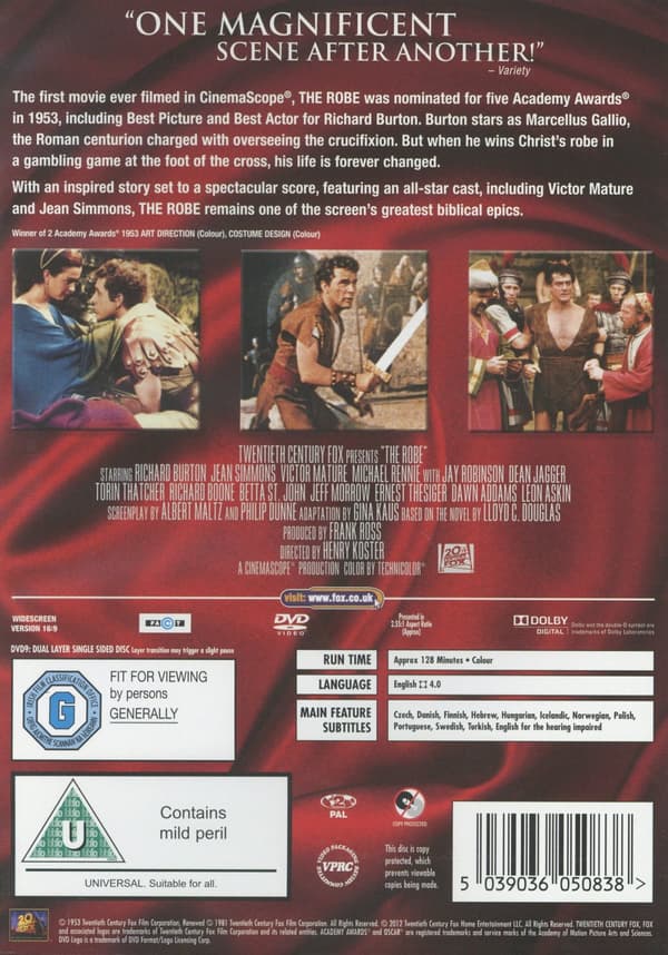 Den purpurröda manteln (DVD)
