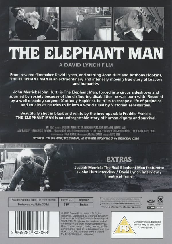 Elefantmannen (Ej svensk text) (DVD)