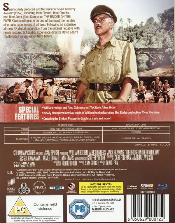 Bron över floden Kwai / Steelbook (Ltd) (Blu-ray)
