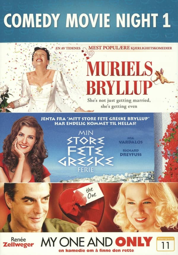 Comedy Movie Night 1 (Danskt konvolut) (3 DVD)