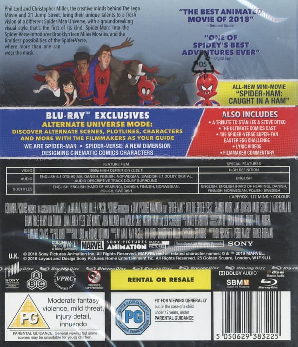 Spider-Man - Into the spider-verse (Blu-ray)