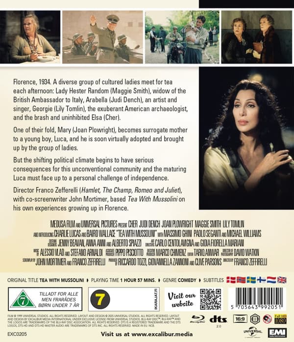 Tea with Mussolini (Blu-ray)