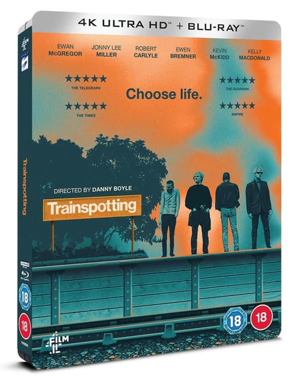 Trainspotting / Ltd. Steelbook (Ej svensk text) (4K Ultra HD + Blu-ray)