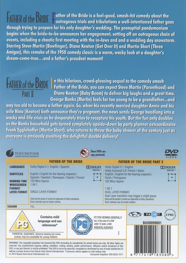 Brudens far 1+2 (2 DVD)