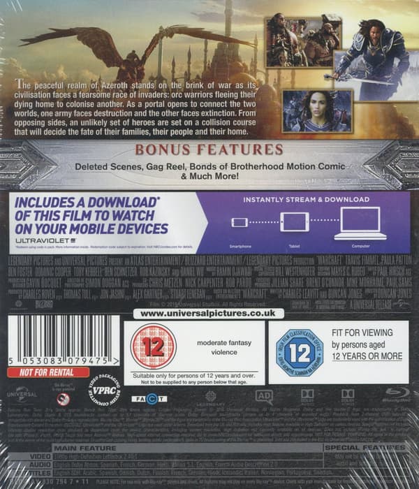 Warcraft: The Beginning (Blu-ray)