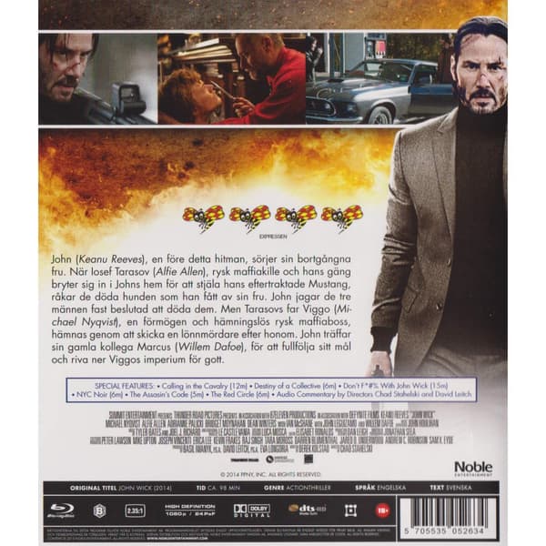 John Wick Blu-Ray (Begagnad)