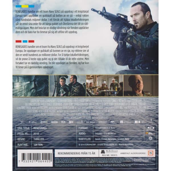 Renegades Blu-Ray (Begagnad)