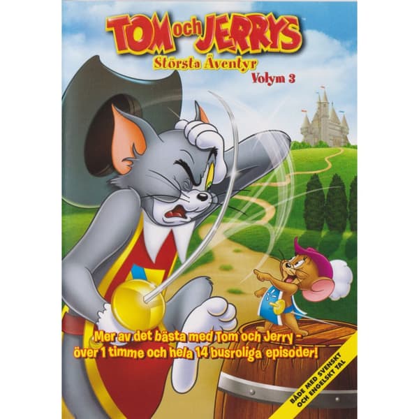 Tom och Jerrys Största Äventyr Volym 3 DVD (Brugt)