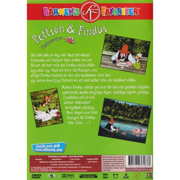 Pettson & Findus Kattonauten DVD (Begagnad)