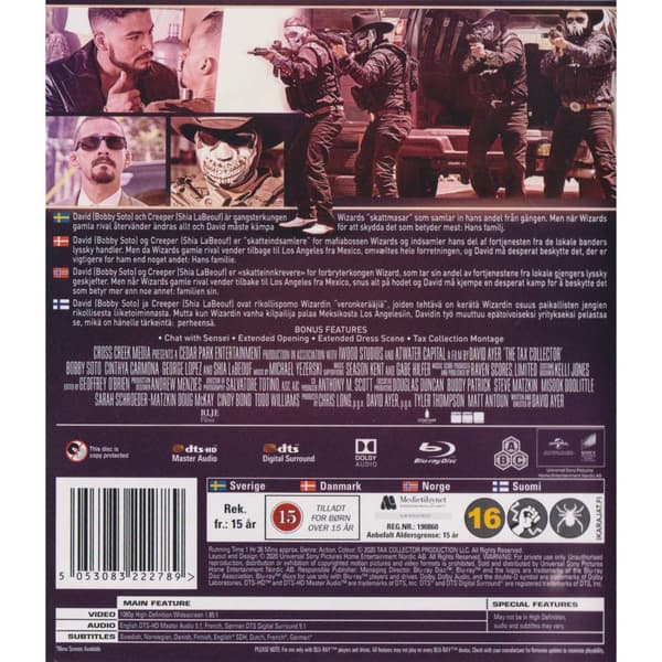 The Tax Collector Blu-Ray (Käytetty)