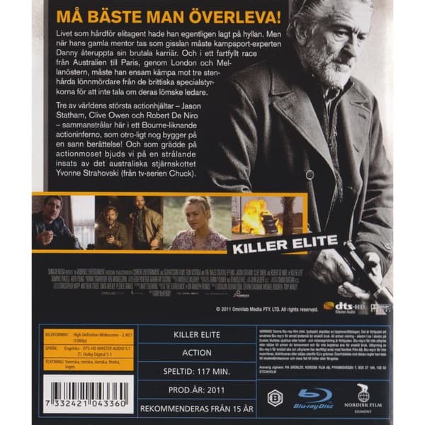 Killer Elite Blu-Ray (Käytetty)