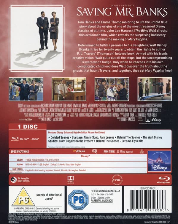 Saving Mr Banks (Blu-ray)