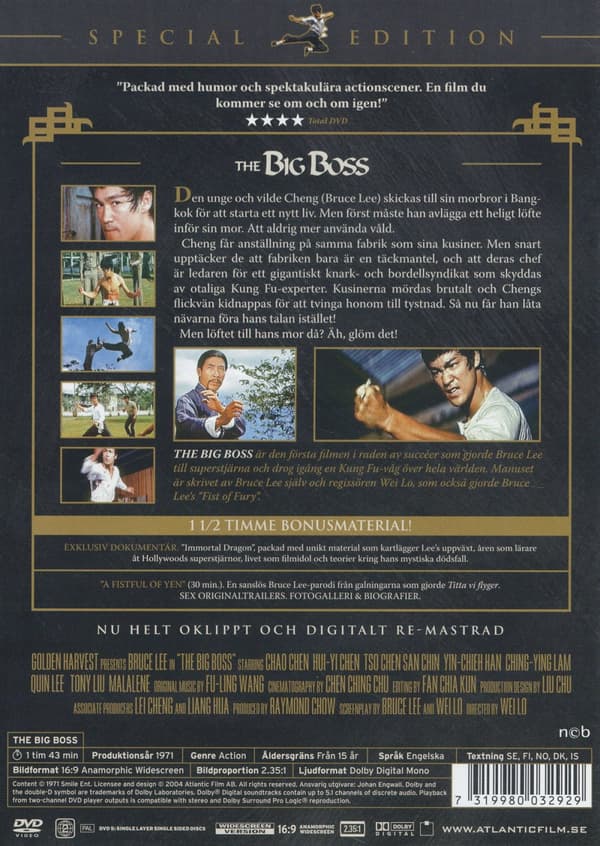 Bruce Lee / The big boss (DVD)
