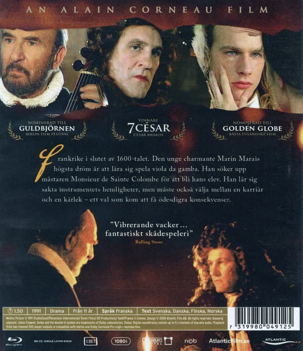 All världens morgnar (Blu-ray)