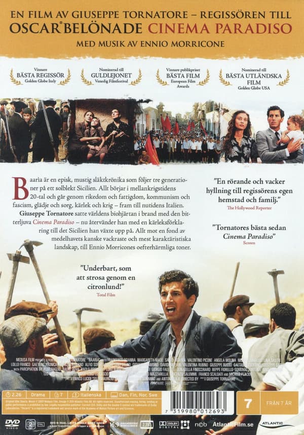 Baaria - En italiensk släktkrönika (DVD)