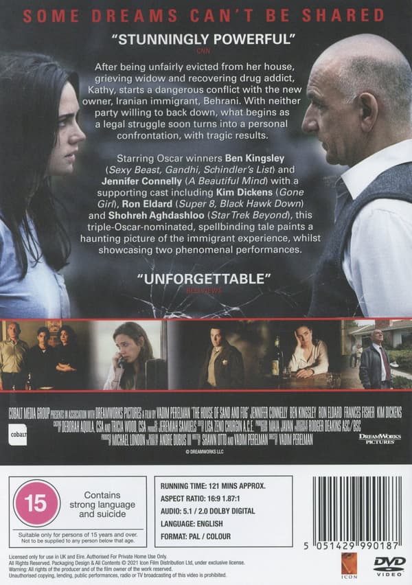 Ett hus av sand och dimma (Ej svensk text) (DVD)