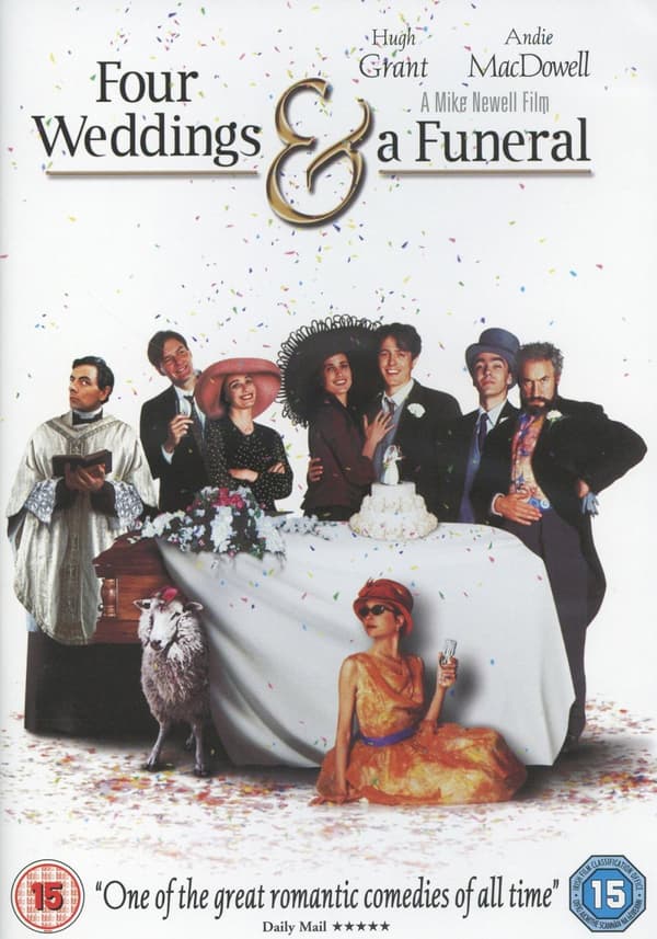 Fyra bröllop och en begravning (Ej svensk text) (DVD)