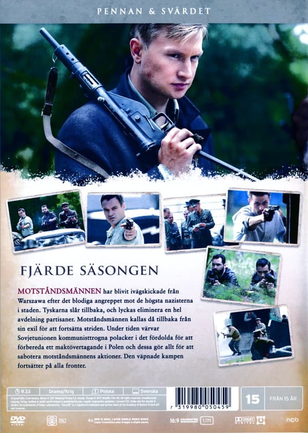 Motståndsmännen / Säsong 4 (4 DVD)