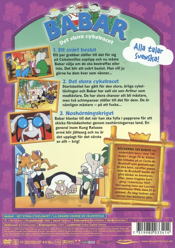 Babar / Det stora cykelracet (DVD)