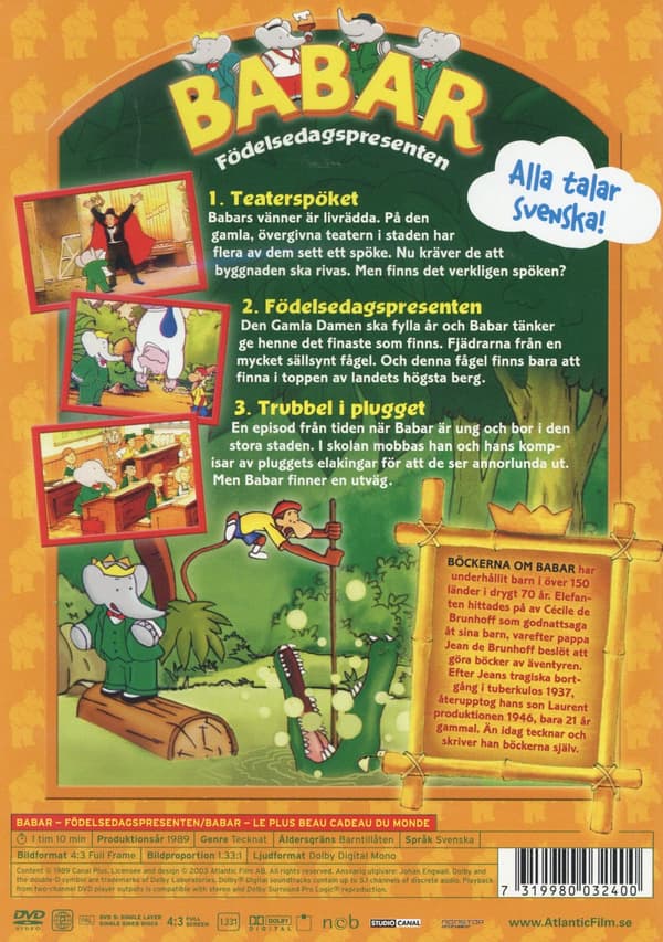Babar / Födelsedagspresenten (DVD)