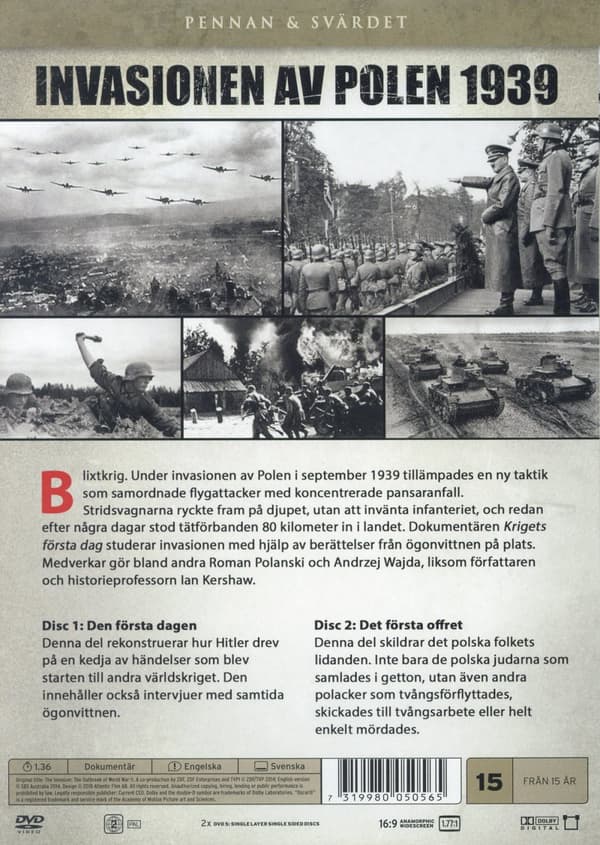 Krigets första dag (DVD)