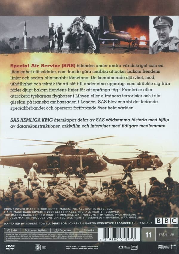 SAS hemliga krig (DVD)